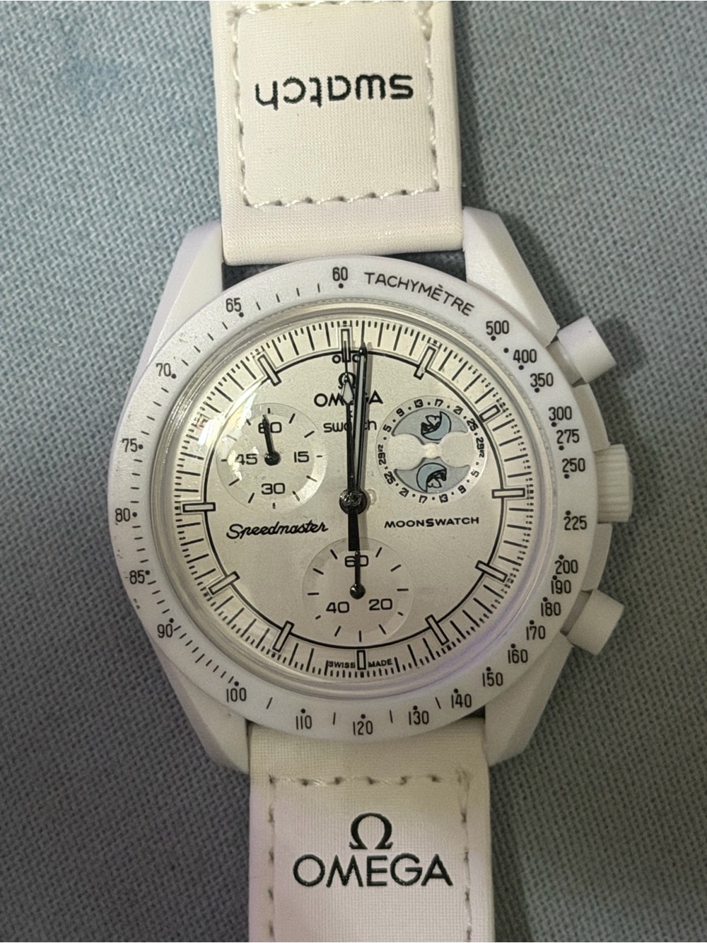 Swatch MoonSwatch Speedmaster Chronograph — White